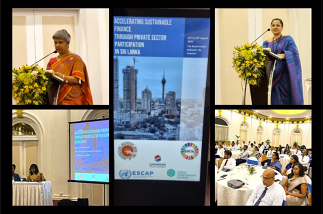 Accelerating sustainable finance in Sri Lanka through private sector participation - DailyNews
