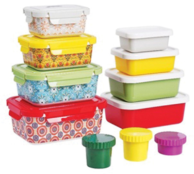 Melamine food containers