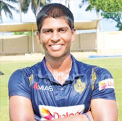 Sri Lanka under 19 skipper Sineth Jayawardena 