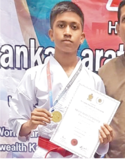 Thinuga Limath with certificates